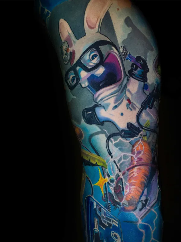 Rayman Raving Rabbids tattoo